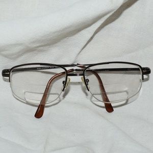 Vintage RAMA Italian Rx Bi-Focal Aviator Glasses